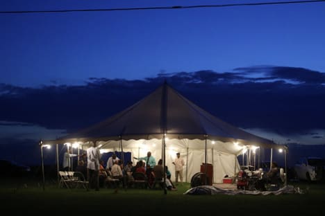 Evangelical Tent Revival in Elaine, Arkansas