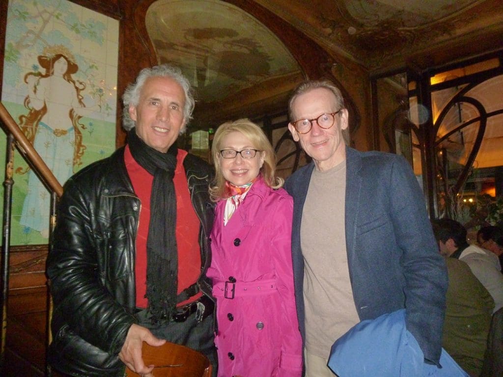 In Paris with the writer and activist, Frank Romano.